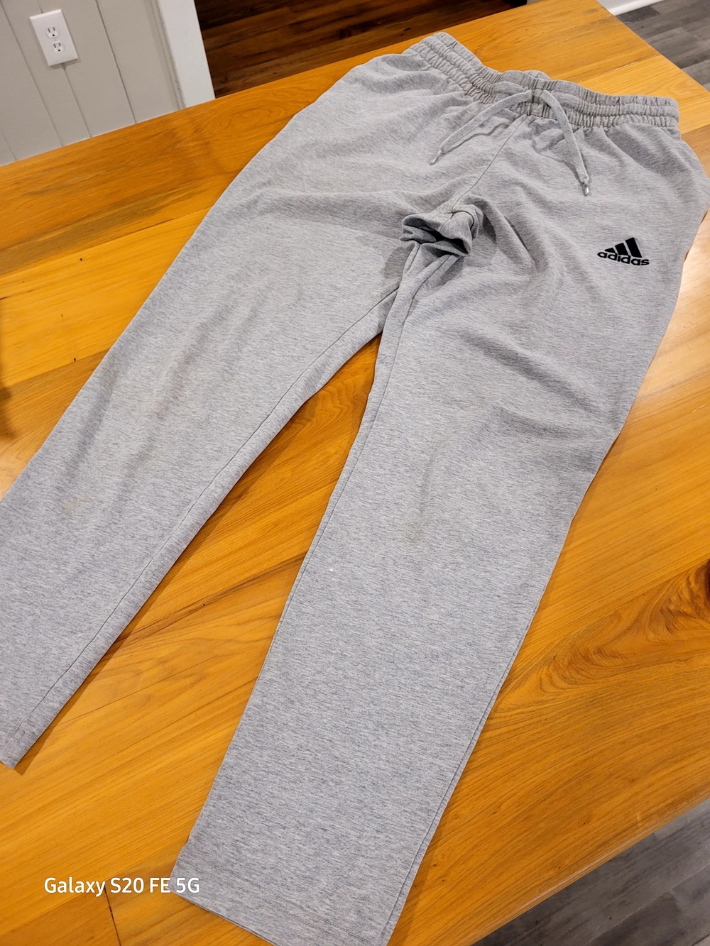 Adidas Grey Jogger Bottoms